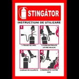 Placuta cum sa folosesti stingatorul
